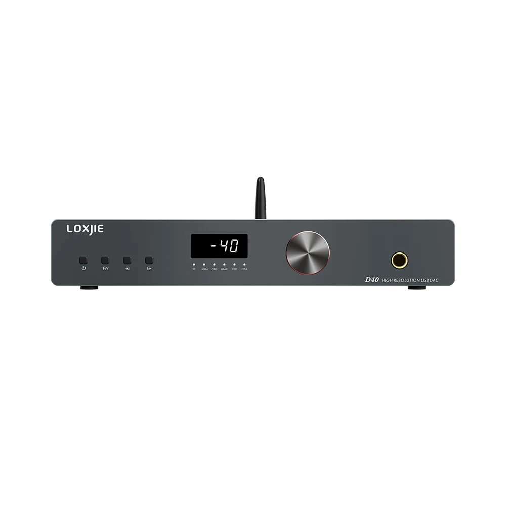 Фото LOXJIE D40 MQA аудио DAC ES9068AS OPA1612 * 4 MQA-CD Bluetooth 5,1 DSD512 оптический коаксиальный DoP64 XU-216 с дистанционным управлением №2