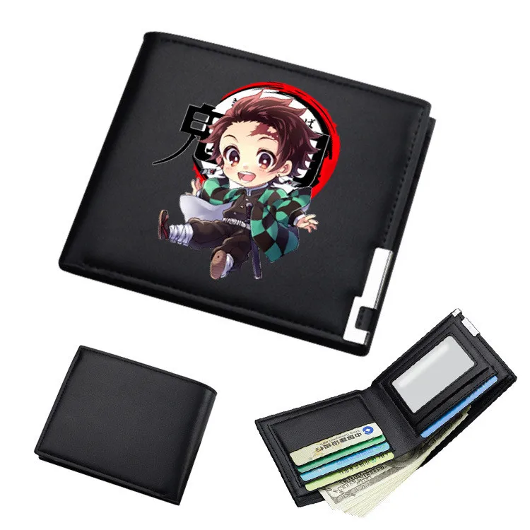 Аниме Demon Slayer: Kimetsu no Yaiba Kamado ID Card короткий длинный кошелек сумка из искусственной кожи с принтом кошелек держатель для денег подарок