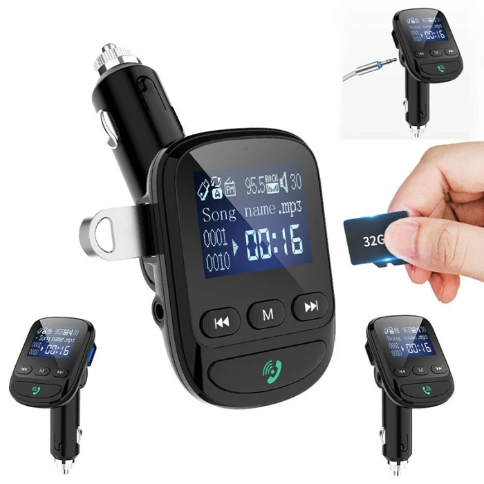 Автомобильное зарядное устройство плеер Bluetooth fm-передатчик Радио MP3 USB беспроводной комплект громкой связи JHP-лучший