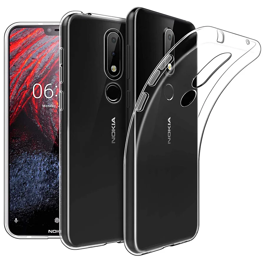 Чехол из силикона и ТПУ прозрачный чехол для Nokia 8,1 6,1 плюс 3,2 4,2 2,2X71 крышка чехол Coque Fundas для Nokia 9 PureView 8 7 Plus