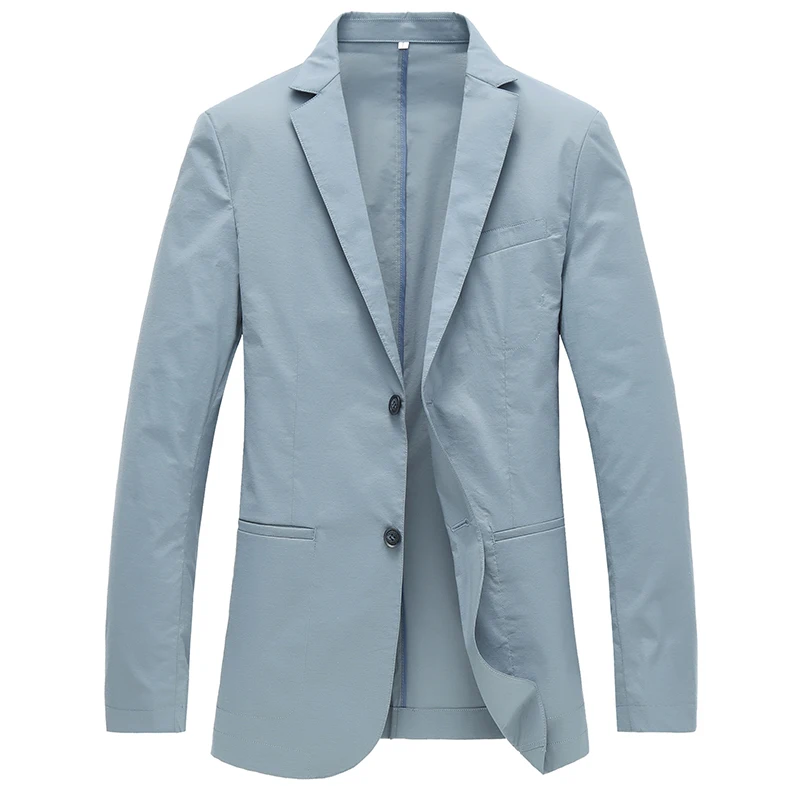 

Men Summer Blazers Slim Fit Ultra Thin Light Cool Suit Jackets Formal Casual Business Office Work Daily Life Outdoor Sunscreen