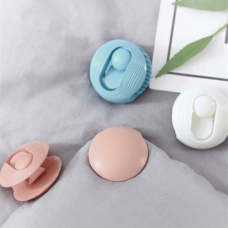

1Pc Quilt Fastener Bed Sheet Mattress Clips Buckles Quilt Fixer Gripper Clamp Buttons Non-Slip Duvet Blanket Holders