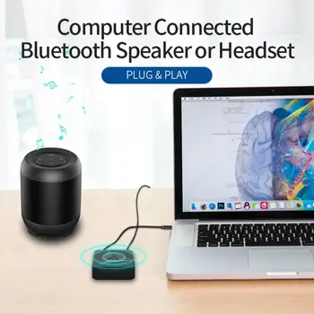 

NFC Desktop Bluetooth Receiver BT Transmitter Bluetooth 5.0 3.5mm AUX Jack RCA