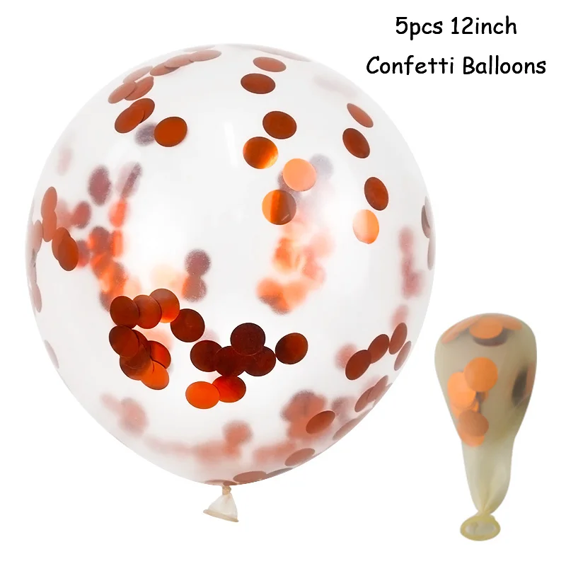 5pcs balloon Воздушные шары на день рождения, украшения для дня рождения, Детские светодиодные прозрачные воздушные шары, подставка-держатель, товары для свадебного декора - Цвет: 5pcs balloon