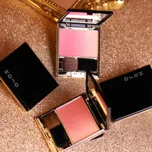 Lovely Gradient Cheek Makeup Pure Color Blusher Highlight Natural Silky Touch Long Lasting Pigment Waterproof Brighten skin tone