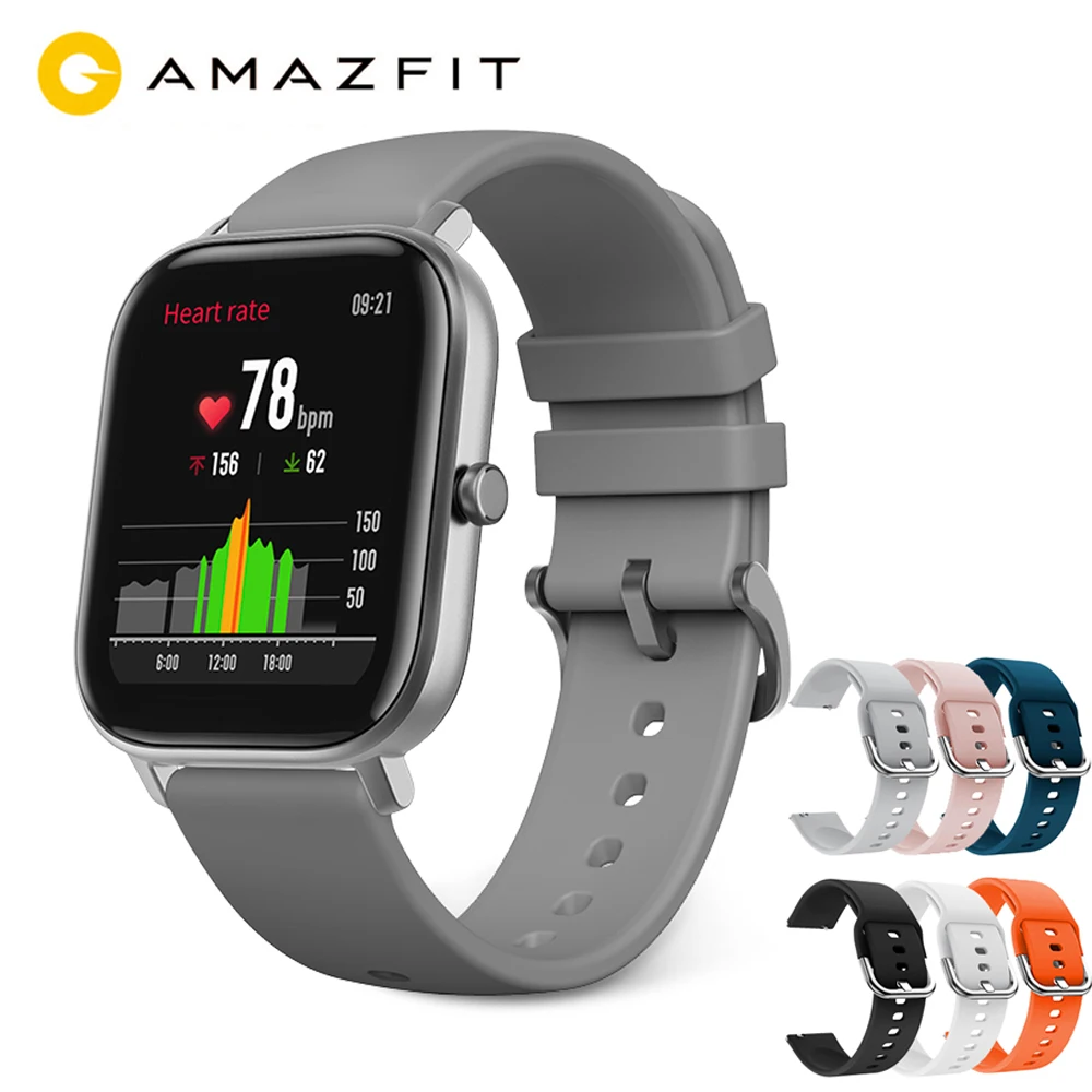 

New Global Version Amazfit GTS Smart Watch 1.65" AMOLED 5 ATM Waterproof 14-day Battery Life 12 Sports Modes Bluetooth Watch