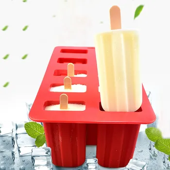 

10 Cavity Popsicle Silicone Molds Food Grade Homemade Kitchen Silicone Popsicle Mold Frozens Ice Pop Cream Maker Drop shipping