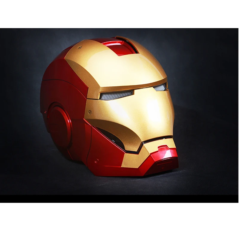 Marvel Legends Mk7 1/1 шлем Железного человека носимые Фигурки Мстителей подвижная модель фильм периферия Figma Electric
