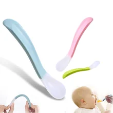 1 шт. Детская Ложка силиконовая Мягкая ложка не травмирует горло безопасная Пищевая силиконовая ложка для детей