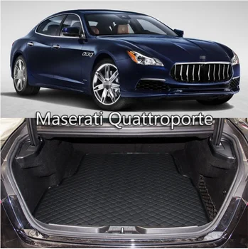 

Leather Car Trunk Mat Cargo Liner for maserati quattroporte 2013 2014 2015 2019 interior accessories