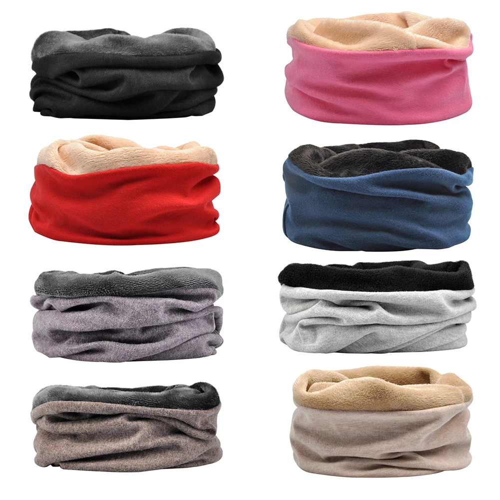 Повседневный однотонный цветной хвост Beanie шарф для мужчин и женщин двухслойная шапка мешковатая шапка