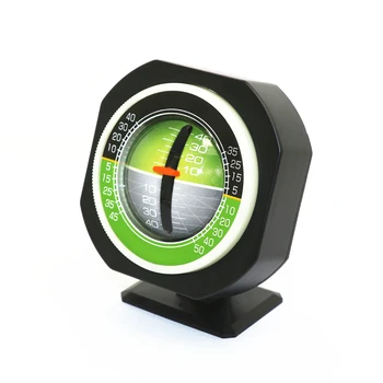 

Gradient Slope Meter Adjustable Viewing Angle High Free Rotation Car Supplies Durable Level Meter Luminous Gradient