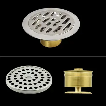 

Stainless Steel Insert Round Floor Waste Bathroom Floor Drain Fast Drainage M0XD