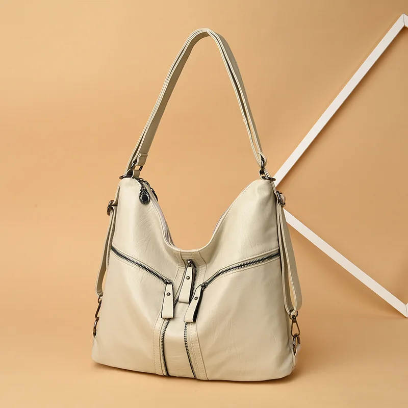 

WOMEN'S Bag 2019 New Style Retro Multi-functional Multi-Purpose WOMEN'S Bag Large Capacity Handbag