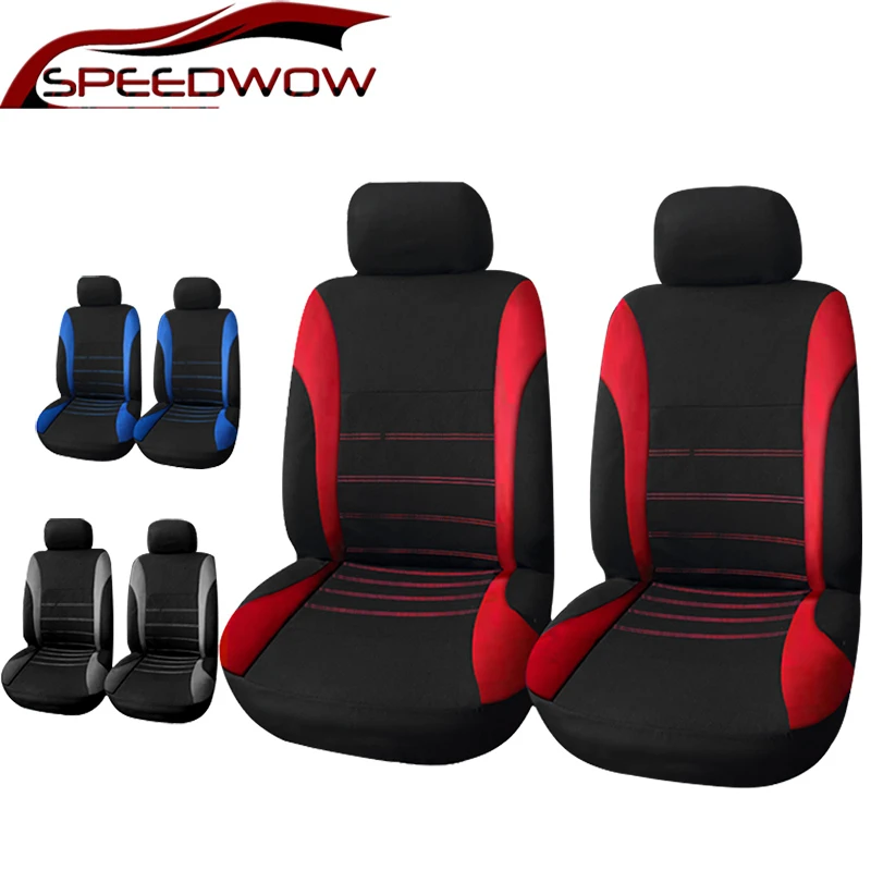 SPEEDWOW Универсальный 4 шт. чехол для автомобильного сиденья Расширенный чехол для переднего сиденья защитный коврик для сиденья внутренние автомобильные принадлежности