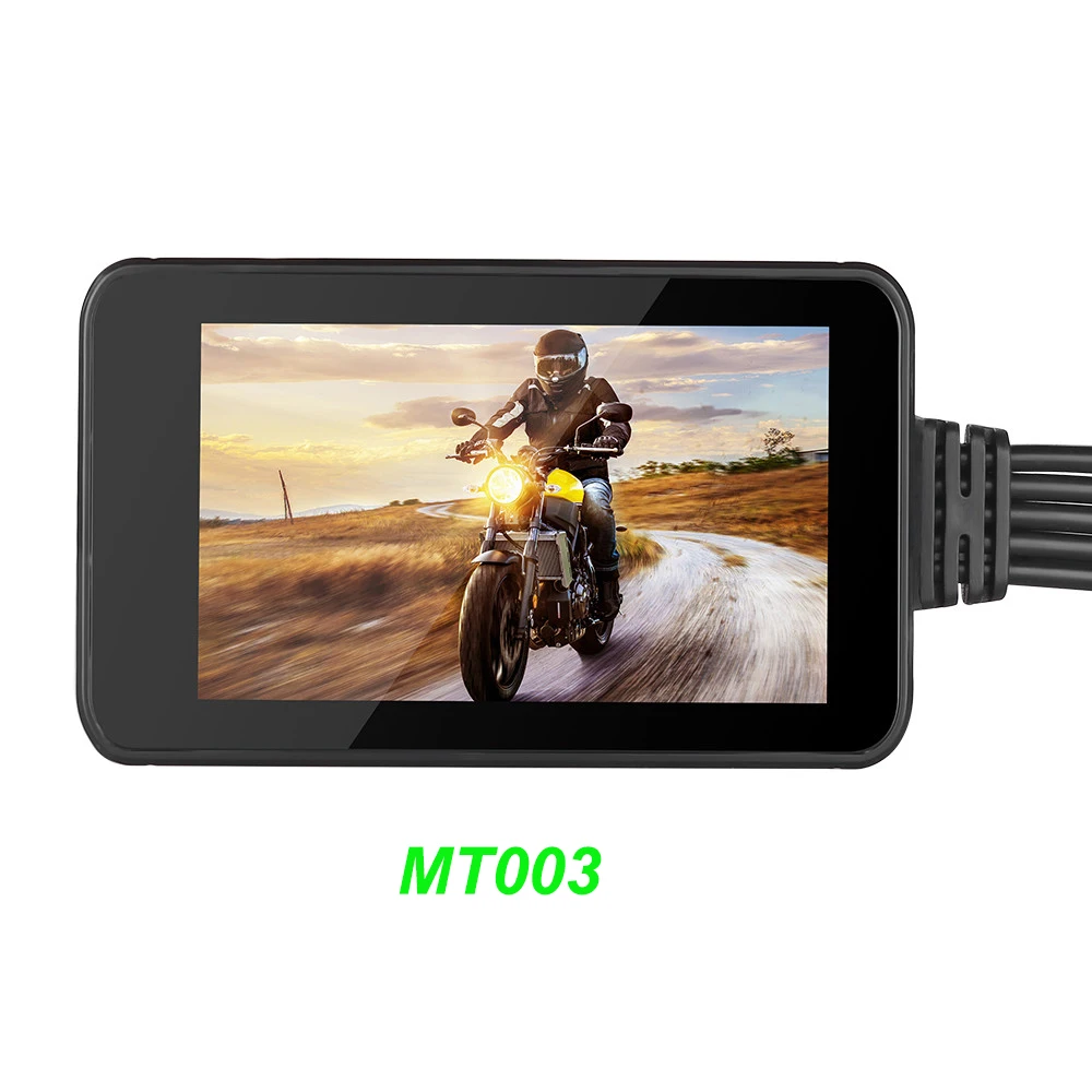 

MT23 Waterproof WiFi Camera Motorcycle Touch Screen HD Camera 1080P Motor Dash Cam GPS Dual DVR Night Vision 4 Inch IPS Camera