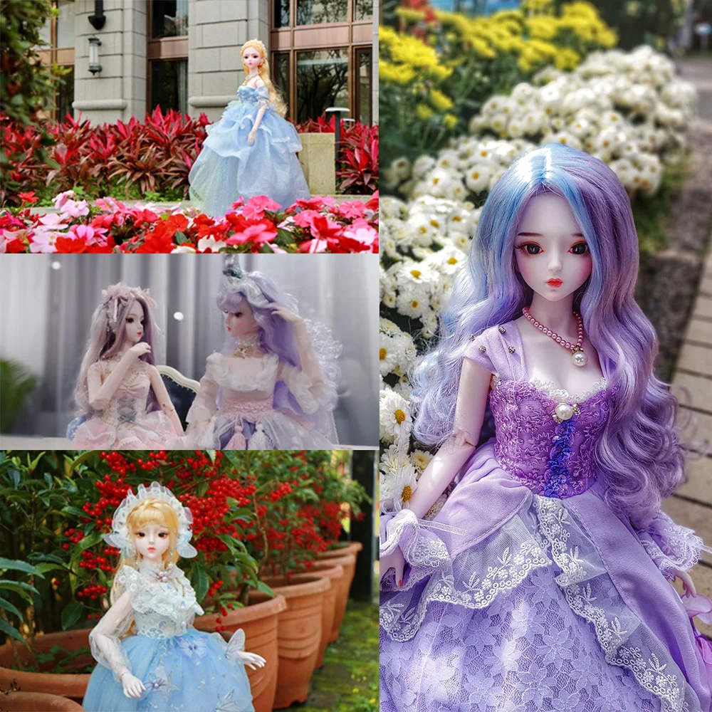 DBS 1/3 BJD игрушки 62 см DF модные принцессы шарнирные куклы Великолепная одежда и