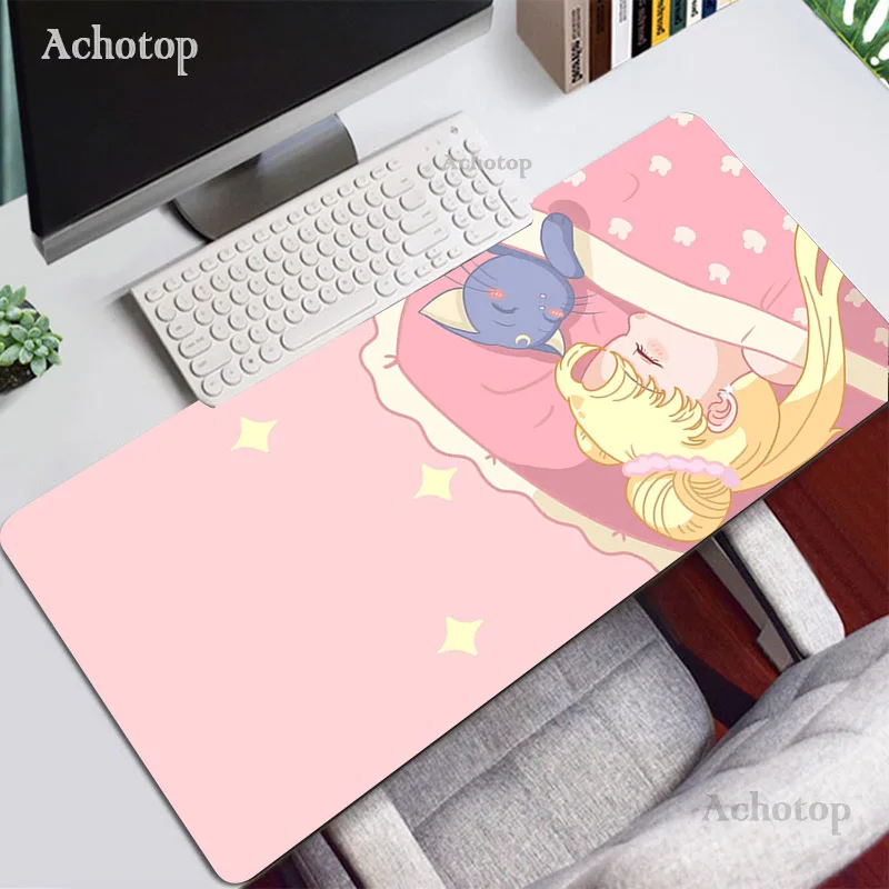 Kawaii Large Mousepad Game Mouse Pad Gamer Big Mouse Mat Cute PC Computer XXL Mouse Carpet Surface Mause Pad Keyboard Desk Mat