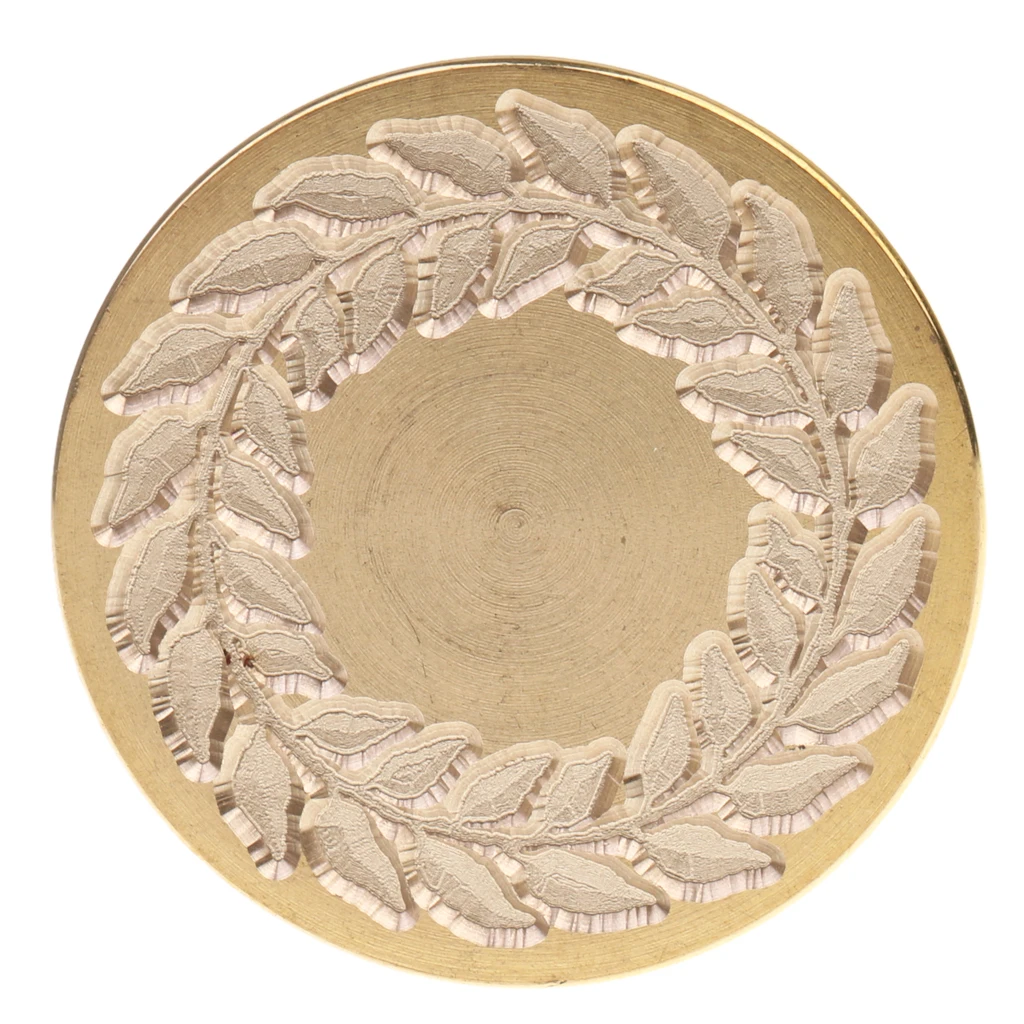 Initial Sealing Wax Stamp Wax Seal Wooden Handle Metal Head for Art Crafts Post Envelope #30