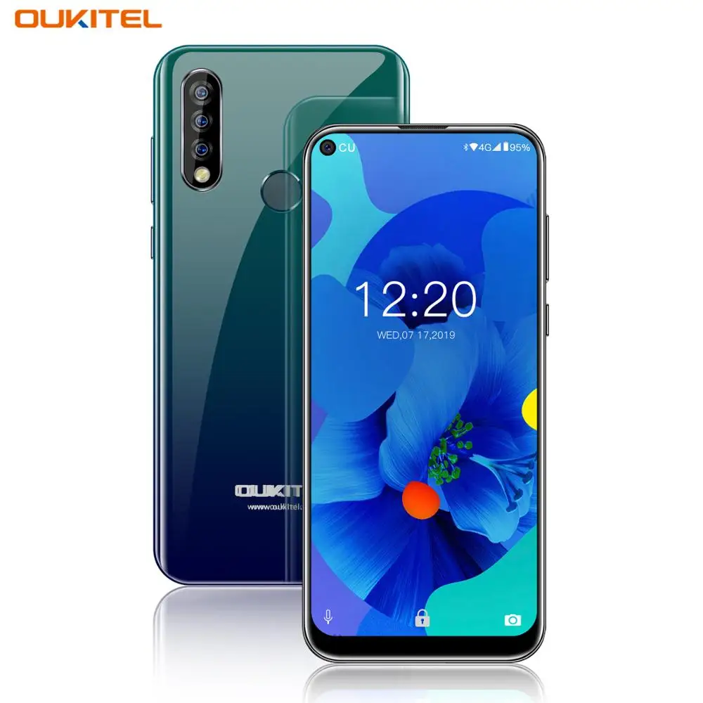 

2019 OUKITEL C17 Pro 2.4G/5G WiFi 4G LTE Smartphone Android 9.0 MT6763 Fingerprint Face ID 6.35"HD Screen 4GB 64GB Mobile Phone