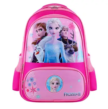 

Disney Frozen Cartoon schoolbag Kids sofia Backpack Girls boys breathable primary school bag Birthday gift