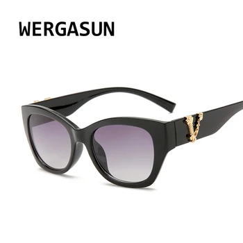 

WERGASUN Brand Designer New Fashion Vintage Sunglasses Women Retro Sunglass square Sun Glasses Female UV400