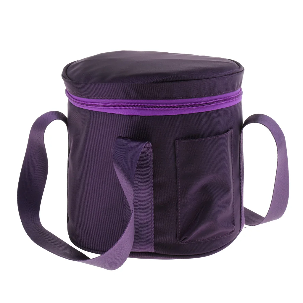 8/11/14inch Crystal Singing Bowl Carry Case Travelling Thicken Bag Purple