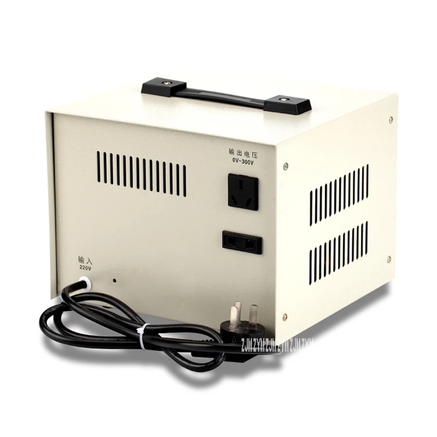 STG-2000W источник питания с регулятором напряжения переменного тока однофазный Красный медный катушка регулятор напряжения Регулируемый источник питания трансформатор