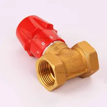 Латунный регулятор потока воды клапан регулировки воды воздуха клапан регулятора потока DN15/DN20/DN25/DN32/DN40/DN50