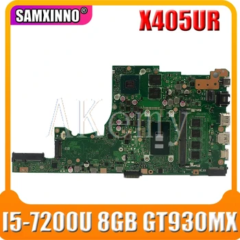 

Akemy X405UR For Asus X405U X405UN X405UR X405URR X405URP X405UQ X405UF Laotop Mainboard X405UR Motherboard I5-7200U 8GB GT930MX