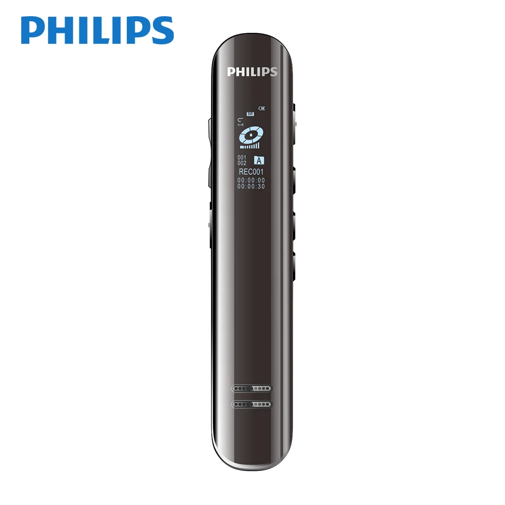 Philips 16 Гб Цифровой диктофон PCM Голосовая активация 12 часов записи