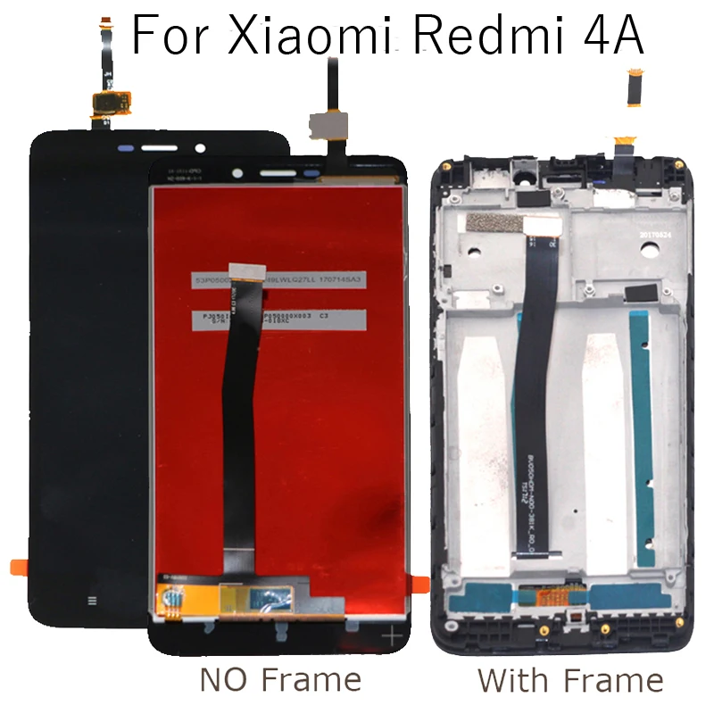 

5.0" LCD Display For Xiaomi Redmi 4A LCD touch screen digitizer For Redmi 4A component replacement repair parts with frame