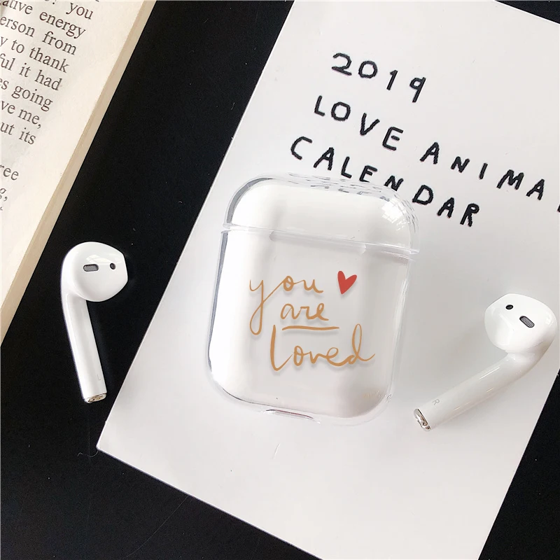 Мультфильм Микки Минни пара чехол для Airpods беспроводные наушники прозрачный защитный чехол для Apple Air Pods 1 2 Наушники