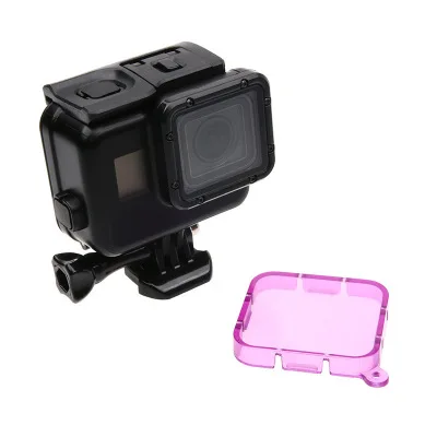 1 шт. фильтр для дайвинга для GoPro Hero 7 6 5, черная крышка для камеры, крышка объектива, фильтр для Go Pro, аксессуары, аксессуары для объективов