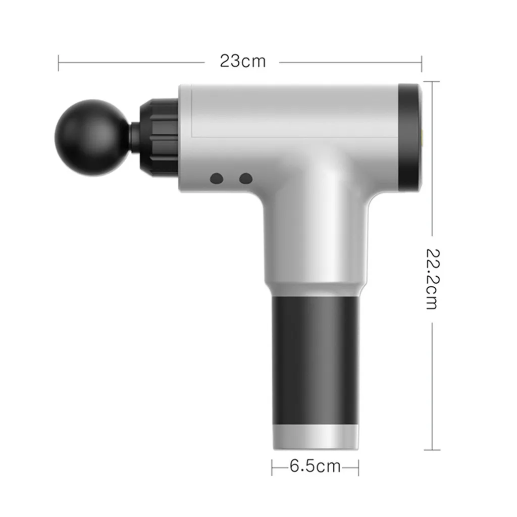 Пистолет для глубокого массажа мышц, массажер для глубоких тканей, терапия, пистолет для упражнений, облегчение боли в мышцах, коррекция фигуры