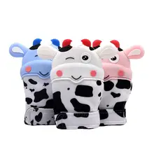 Детские анти-укусы жевательные силиконовые детские молярные Гелевые перчатки детские перчатка для режущихся зубов, рукавицы Прорезыватель Детские игрушки