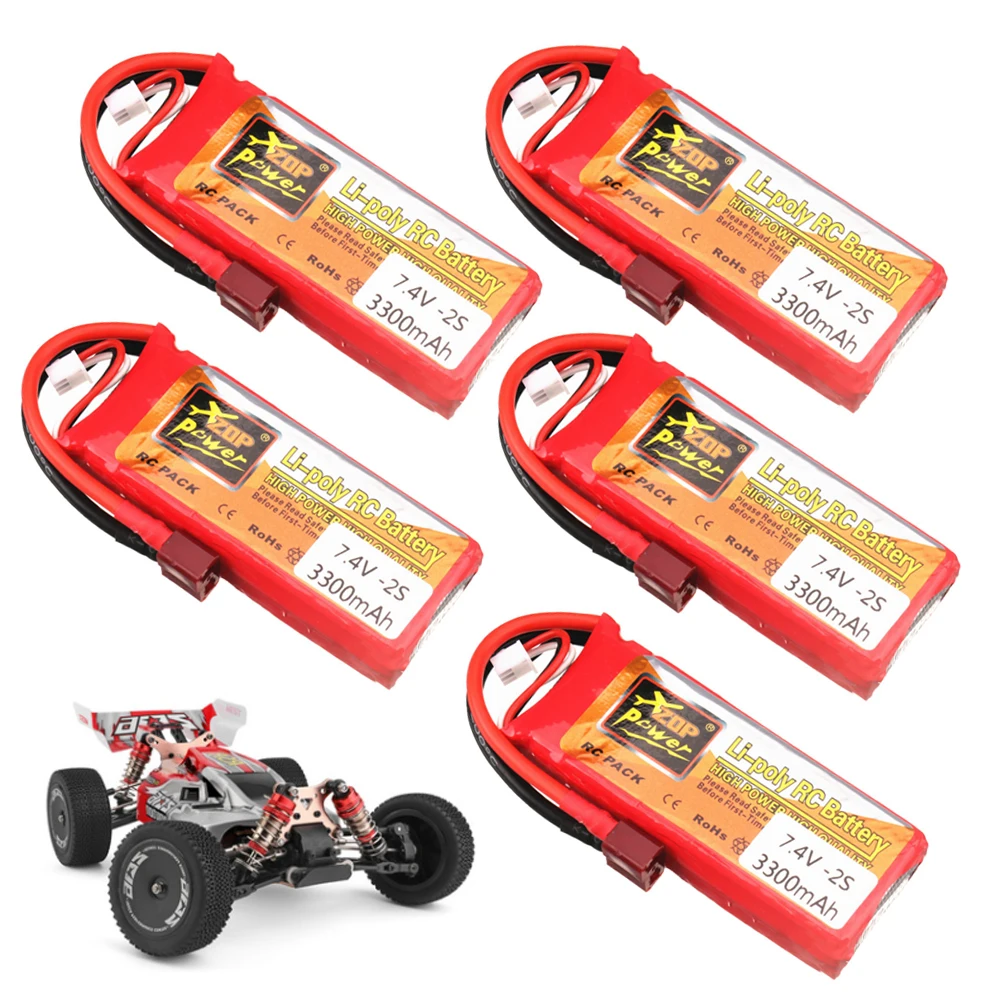 Set di caricabatteria Lipo 7.4V 3500mAh per Wltoys 144001