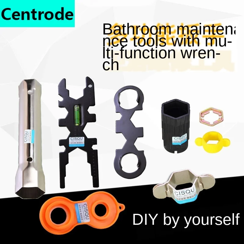 Sewer wrench faucet multifunctional sleeve repair tool toilet bubbler inlet pipe installation accessories sewer wrench tool