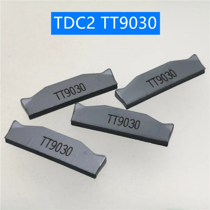 

50PCS TDC2 TT9030 Carbide Insert Turning Tool Turning Milling Cutter CNC Cutting Tool Slot Cutting