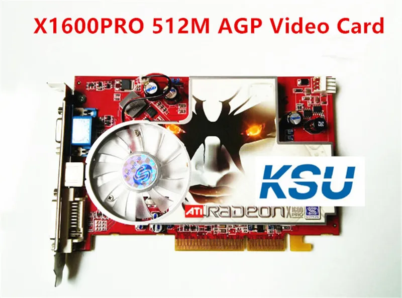 Высококачественная графическая видеокарта для видеокарты X1600pro X1600 DDR2 512m AGP 8X |