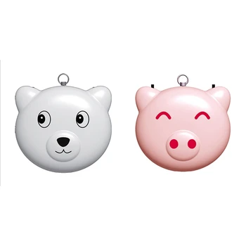 

2 Pcs Cute Mini Air Cleaner Fresh Hanging Neck Air Purifier Portable Wearable Negative Ion