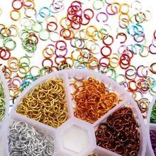 

1 Set Colorful Open Single Loop Ring Split Jump Rings Necklace Bracelet Earring Connector For DIY Jewelry Making Accessories
