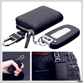 

car Leather Men Key Keychain Cover Case box for Volvo S90 XC90 XC XC70 V70 S80 Estate You Universe C30 S80L C70 V50 S40