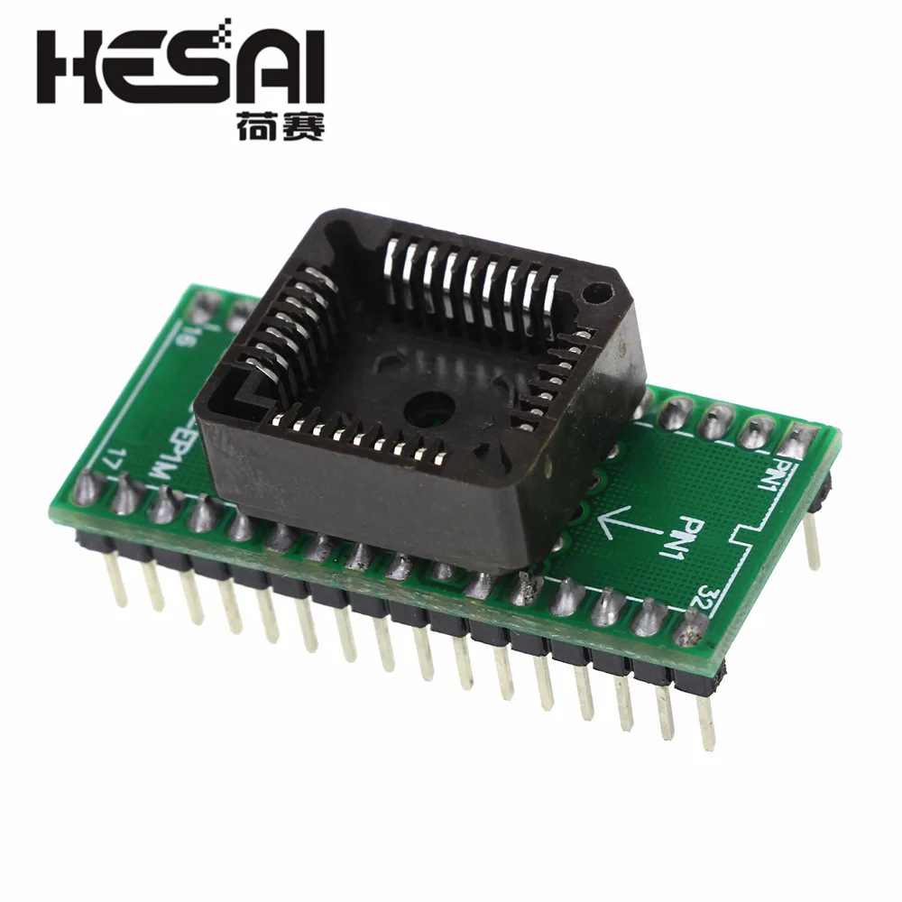 Универсальный USB программатор PLCC32 к DIP32 внешний адаптер для TL866CS TL866A EZP2010 G540 SP300|ic