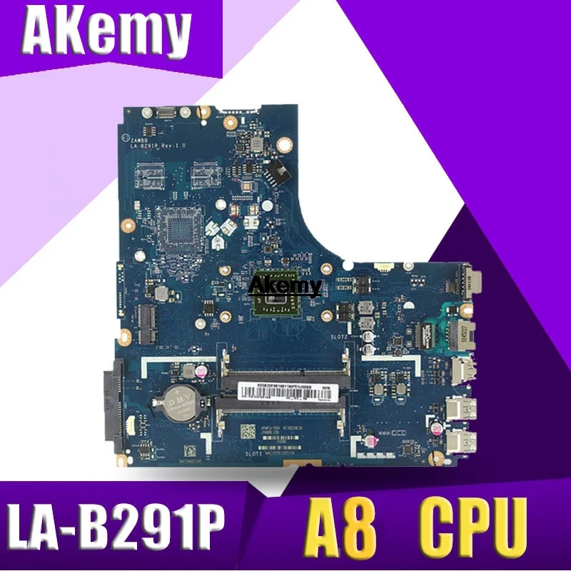 

Free Shipping Brand New !!! ZAWBA/BB LA-B291P motherboard For Lenovo B50-45 Laptop motherboard ( For AMD A8 CPU ) Test OK