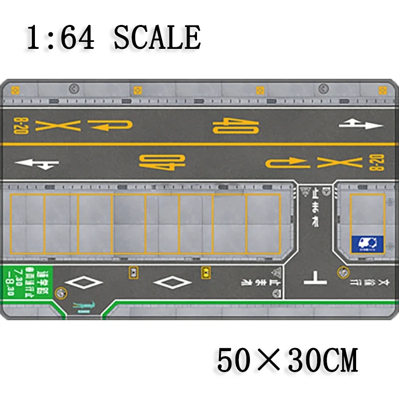 164 Scale Underground Garage Large Parking Lot Mat For Diecast Alloy