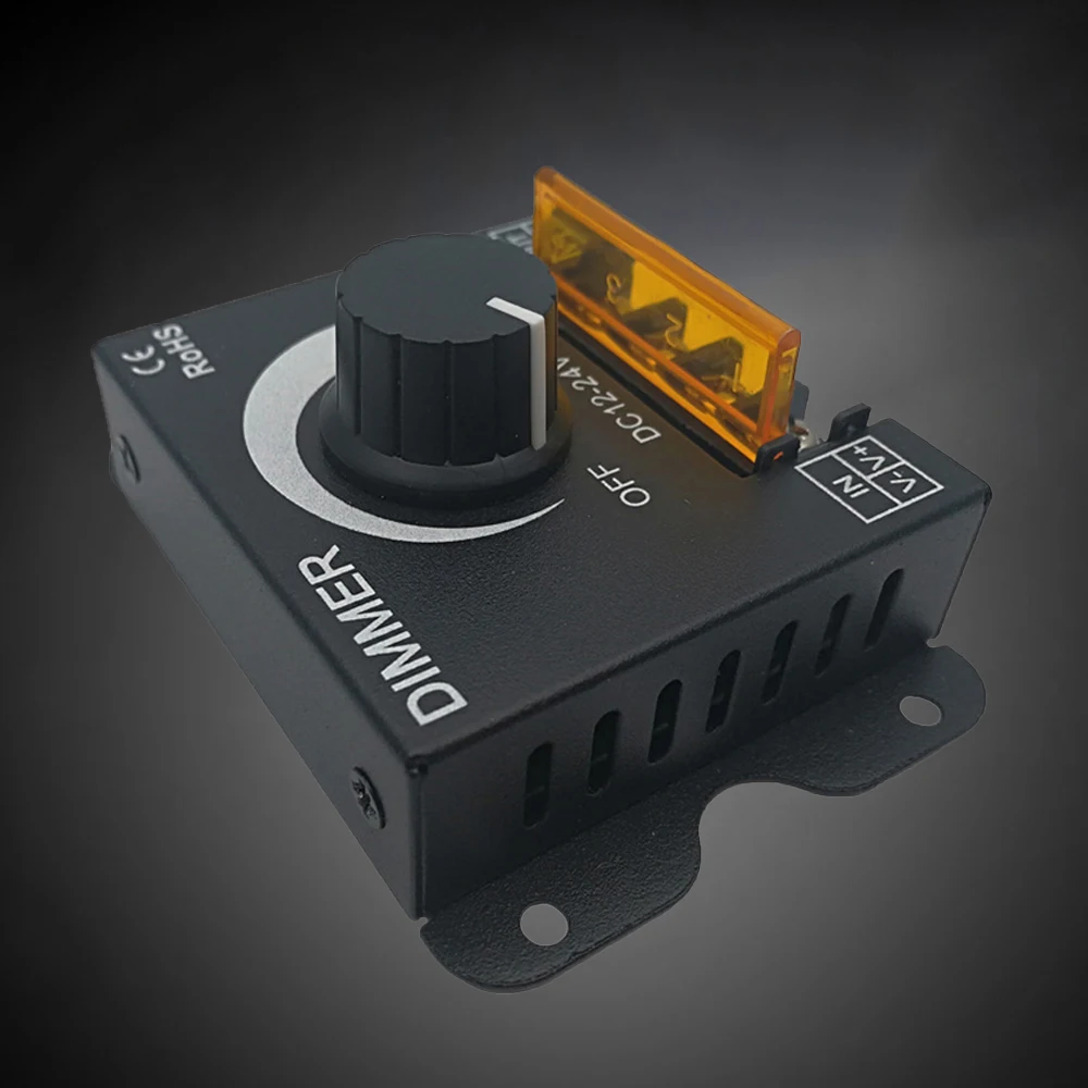 DC12-24V 30A ручной регулятор диммера для одноцветных светодиодных лент световые диммеры регуляторы ручки