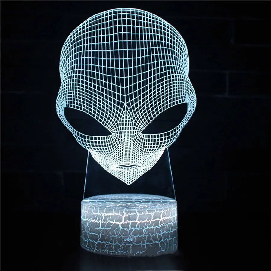 

LED Night Light 3D Pattern Abstract Table Lamps GY018 USB Acrylic Illusion Colorful Night Lamparas For Home Decor Novelty Gifts