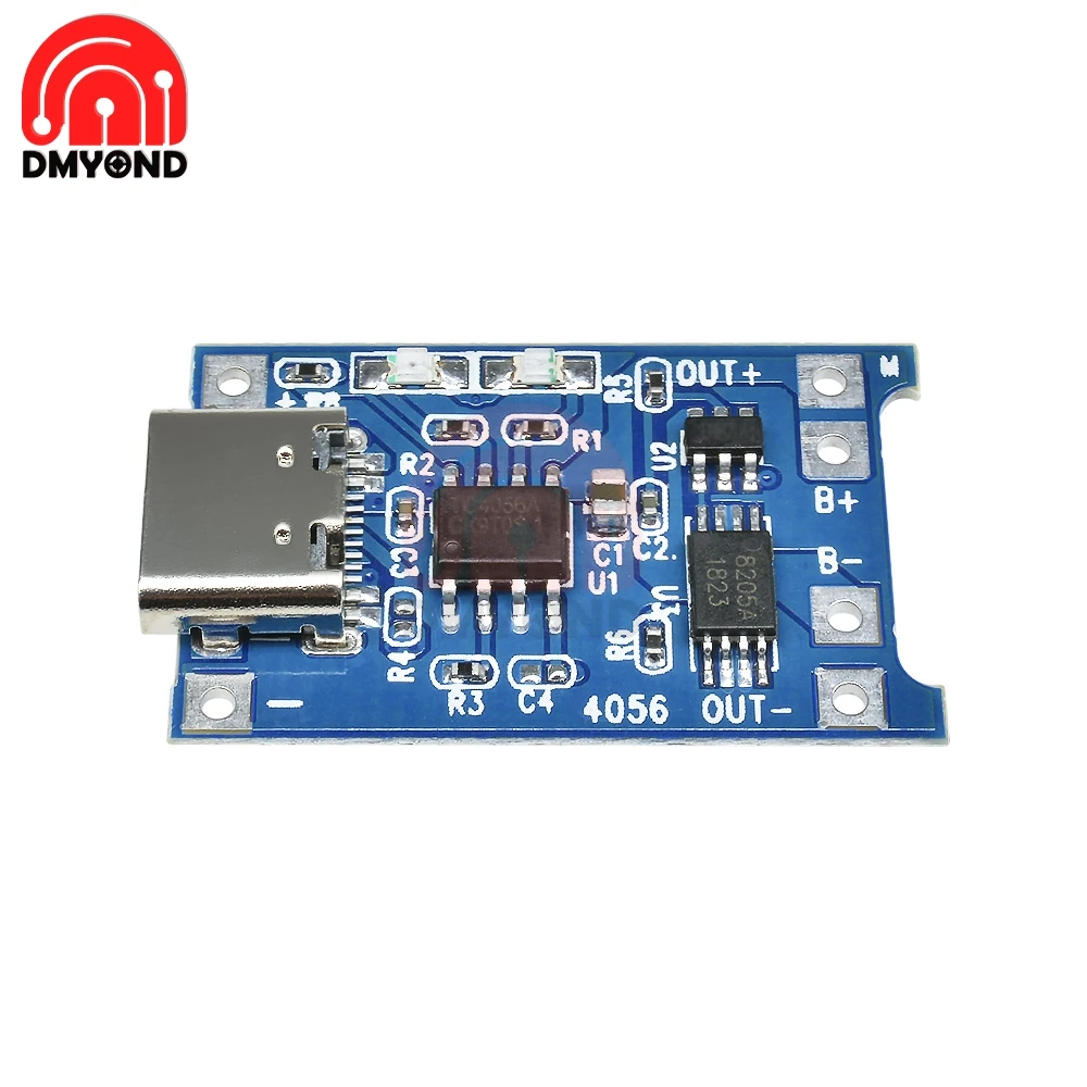 USB TYPE C 5V 1A 18650 TC4056A модуль зарядного устройства литиевой батареи зарядная плата Li