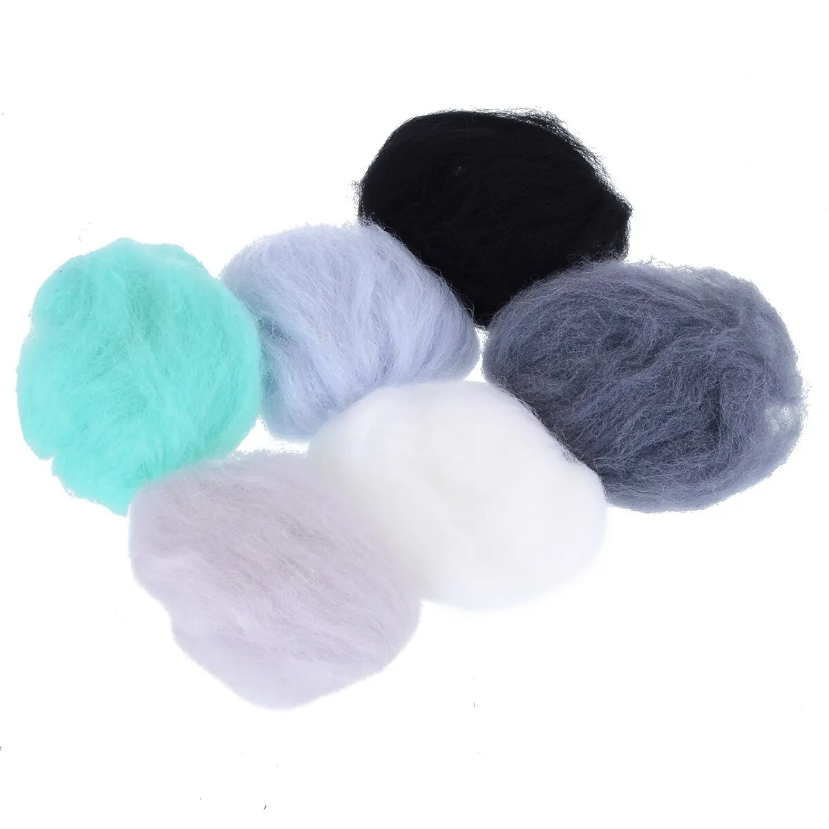 New 36 Colors 3g Felting Wool Fiber Wool Felt Starter DIY Kit For Needle Felting Material For DIY Handmade Crafts